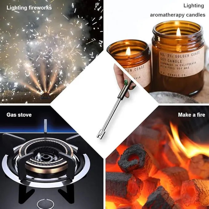 Lighter - Electric Rechargeable Kitchen Lighter - Stove Long Neck Arc 360° Flexible Lighter - Upgraded USB Electric Lighter not needed Gas - Orignal Best Quality Flameless Lighter for Stove / Candles / Grill / BBQ / Camping (Multicolour)