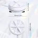 Mini Portable USB Operate Washing Machine Turbine - Turbo Washer Lightweight Machine - Washing Machine for Travel Underwear, Socks, Small Towels, and Clothes - Ultrasonic Mini Automatic Washing Machine