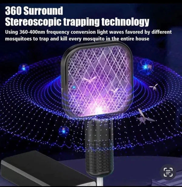 Mini Electric Mosquito Racket USB Portable Fly Killer Racket
