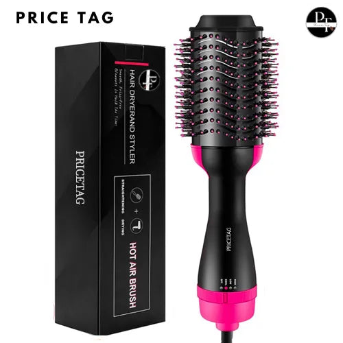 Hair Dryer Hot Air Brush Styler and Volumizer One Step Multifunction Hair Sraightener Curler Comb Electric Ion Blow Dryer Brush