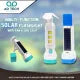 Solar Rechargeable LED Flashlight With Fan and Lantern LED Charging Light Lamp