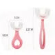 Baby Toothbrush Children's Teeth Cleaning Brush Kids U-Shaped Toothbrush For Children Mouth Oral Cleaning Brush 360 Degrees U Shaped Tooth Dental Training Toothbrushes Oral Care Portable Mouth-Cleaning Manual With Handle Daily Children's Cleaning Food