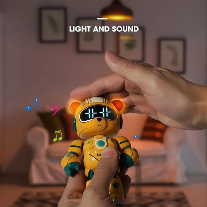 Lendo Robot Toys Multifunction Desktop Clock