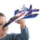 Electric Foam Plane Fighter USB Rechargeable Hand Throw Glider Assembled