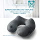 Neck Pillow For Car Relax Comfortable Car Neck Pillow For Travel - Inflatable Travel Pillows 100% Pure Memory Foam Travel Neck Pillow, Airplanes Comfort Travel Air Pillows for Travelling, Car, Home, Train Office Nap Camping Neck Pillows