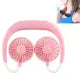 Rechargeable Hanging Neck Fan 7 Blades 3 Speed Hands Free Wearable Fan