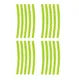 20PCS Universal Night Reflective Car Motorcycle Bike Wheel Safety Warning Stripe Decals Stickers