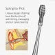 Ear Wax Cleaning Tools kit Set with Leather Pouch Spring Curette Earwax Remover