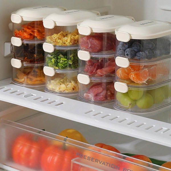4 Layers Multi-layered Seasoning Spice Storage Box