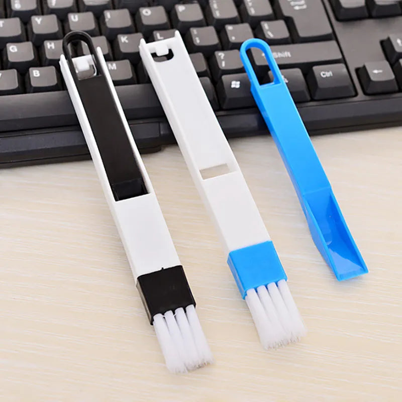 1PC Multifunctional Groove Keyboard Cleaning Brush Window Crevice Dust Brush Corner Crevice Cleaning Tool Household Supplies