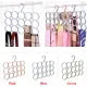 15 Holes Scarf Hanger, Multiple Purpose Space Saving hangers for Clothes, Scarf Shawl Belt Wardrobe Storage Holder Display Rack