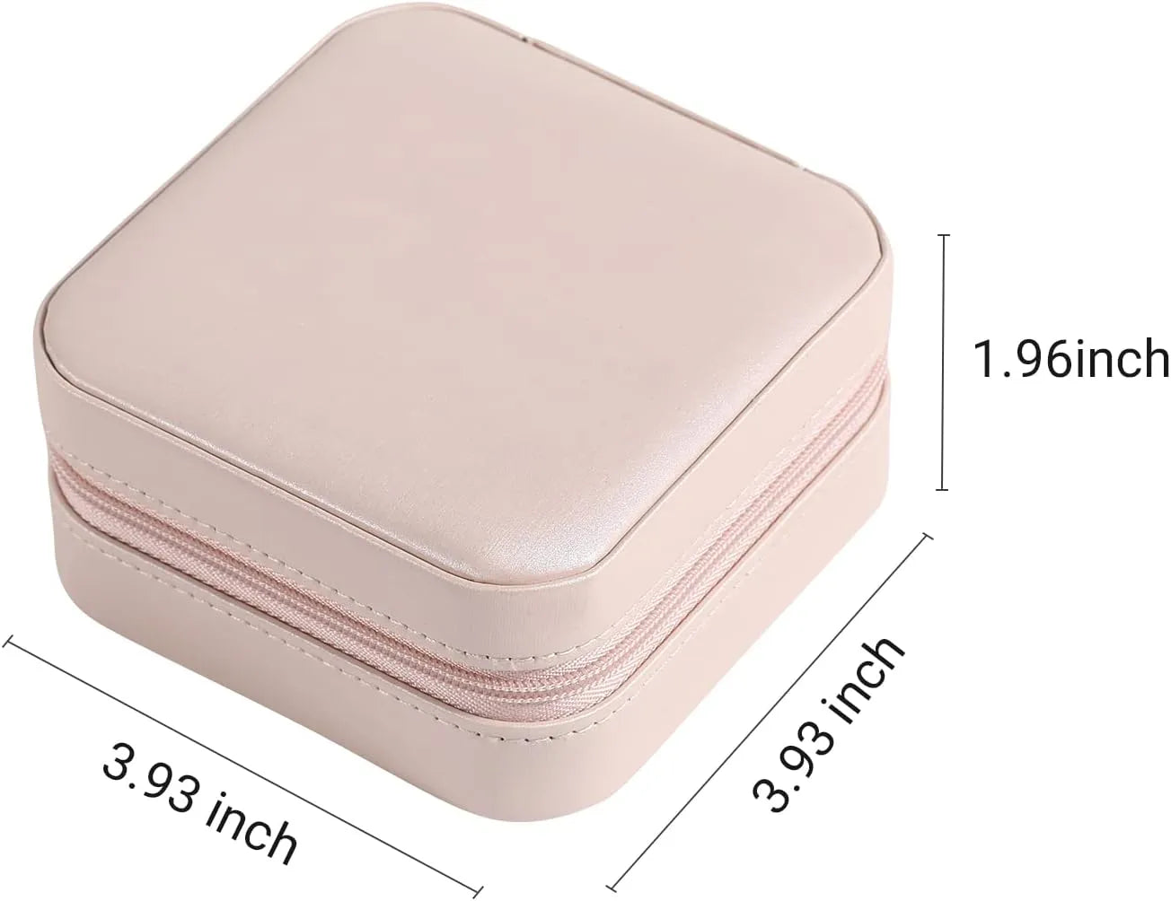 Small Jewellery Box - Mini Travel Jewellery Boxes Case, Portable Faux Leather Jewellery Storage Box Organiser for Women Girls