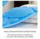 High Quality Back Cleaning Shower Strap, Silicone Back Scrubber Soft Bath Towel Bath Belt.
