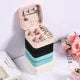 Small Jewellery Box - Mini Travel Jewellery Boxes Case, Portable Faux Leather Jewellery Storage Box Organiser for Women Girls