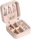 Small Jewellery Box - Mini Travel Jewellery Boxes Case, Portable Faux Leather Jewellery Storage Box Organiser for Women Girls
