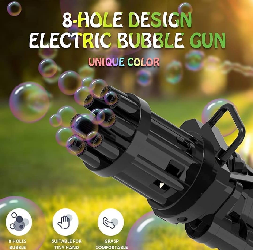 8 Hole Massive Bubble Gun_gatling Bubble