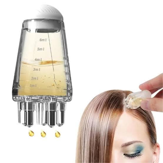 6ml Mini Portable Hair Oil Applicator Bottle - Hair Root Oil Applicator Comb - Scalp Massage Comb - Hair Treatment Comb - For Scalp Hair Growth