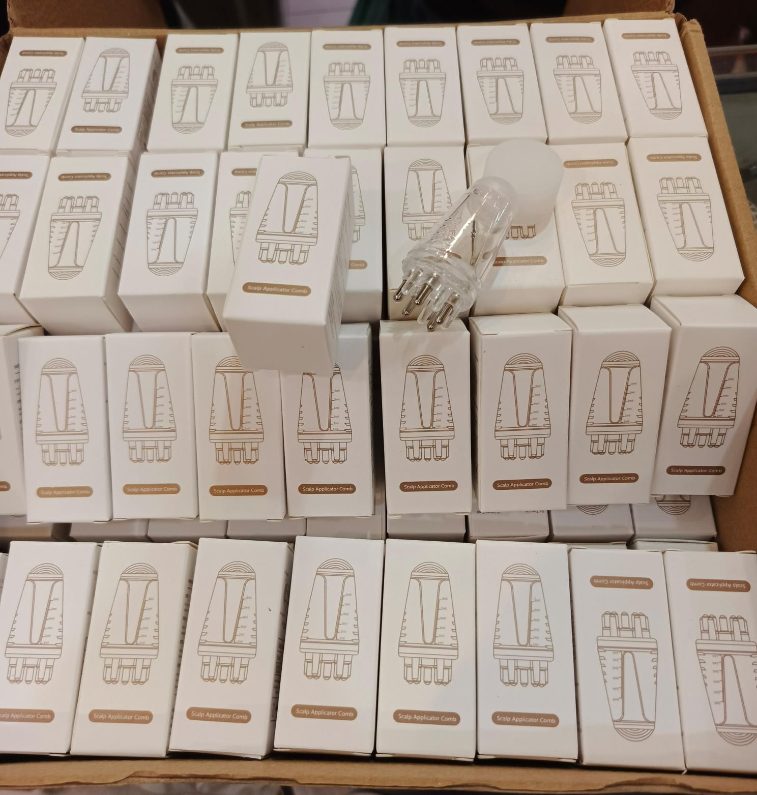6ml Mini Portable Hair Oil Applicator Bottle - Hair Root Oil Applicator Comb - Scalp Massage Comb - Hair Treatment Comb - For Scalp Hair Growth