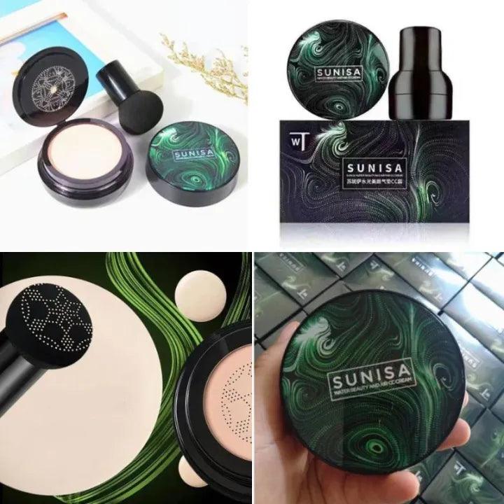 Original Sunisa foundation BB Cream Waterproof Base 3 In 1 Air Cushion Cc AndFoundation Moisturizing Liquid Foundation with Sponge