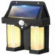 Double Head Antique Solar Sensor Lamp, Wall Mounted Courtyard Villa Garage Wall Light