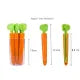 Home Accessories Food Sealing Clips Fresh Keeping Clamp Sealer For Food And Snack Bags Kitchen Sealer Kitchen Accessories - Carrot Shape - Pack Of 5