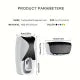 Space-Saving Wall-Mounted Toothbrush & Toothpaste Holder Set with Automatic Dispenser - Dustproof, No Power Needed, Perfect for Bathroom Decor