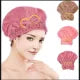 Flower Bath Towel Cap quick hair drying towel