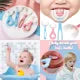 Baby Toothbrush Children's Teeth Cleaning Brush Kids U-Shaped Toothbrush For Children Mouth Oral Cleaning Brush 360 Degrees U Shaped Tooth Dental Training Toothbrushes Oral Care Portable Mouth-Cleaning Manual With Handle Daily Children's Cleaning Food