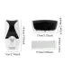 Space-Saving Wall-Mounted Toothbrush & Toothpaste Holder Set with Automatic Dispenser - Dustproof, No Power Needed, Perfect for Bathroom Decor