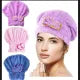 Flower Bath Towel Cap quick hair drying towel