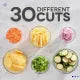 Mandoline Spring Slicer Vegetable and Fruits Cutter Meal Prep & More then 40 Thickness Adjuster 5 in 1 - Pump Brava Slicer and Dicer - Multifunctional High Quality ABS Vegetable & Fruit Slicer - Precision Slicing Made Effortless.
